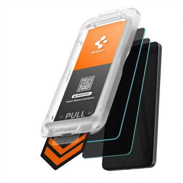 Spigen Glas.Tr Ez Fit Pro HD Privacy Glass 2-pack for Samsung Galaxy S26 Spigen Glas.Tr Ez Fit Pro HD Privacy Glass 2-pack for Samsung Galaxy S26