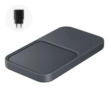 Samsung Duo EP-P5400TBEGEU 15W inductive charger with mains charger and power cable - black - OUTLET