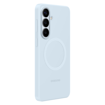 Samsung Silicone Magnet Case for Samsung Galaxy S26+, compatible with MagSafe - blue