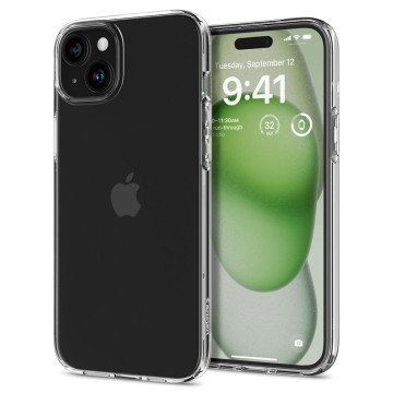 Spigen Liquid Crystal iPhone 15 Plus Case - Clear - OUTLET