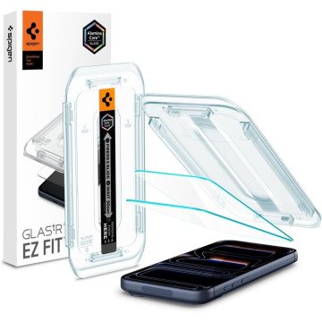 Spigen Glas.tR EZ Fit Tempered Glass for iPhone 16 Pro / 17 / 17 Pro - 2 pcs. Spigen Glas.tR EZ Fit Tempered Glass for iPhone 16 Pro / 17 / 17 Pro - 2 pcs.