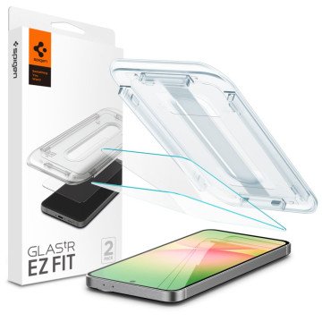 Spigen Glas.tR EZ Fit Tempered Glass for Samsung Galaxy S24 FE (2 pcs.) Spigen Glas.tR EZ Fit Tempered Glass for Samsung Galaxy S24 FE (2 pcs.)