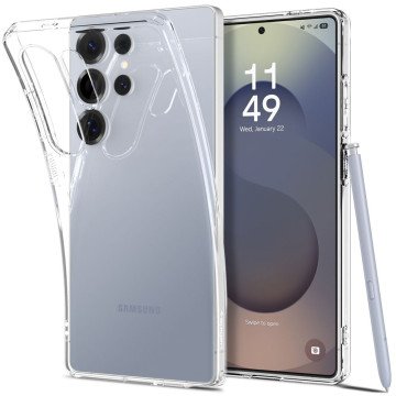 Spigen Liquid Crystal Case for Samsung Galaxy S25 Ultra - Transparent