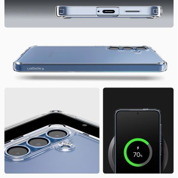 Spigen Ultra Hybrid Case for Samsung Galaxy S25 - Clear