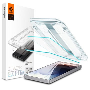 Spigen Glas.tR EZ FIT 2-pack tempered glass for Samsung Galaxy S25 Ultra - transparent Spigen Glas.tR EZ FIT 2-pack tempered glass for Samsung Galaxy S25 Ultra - transparent