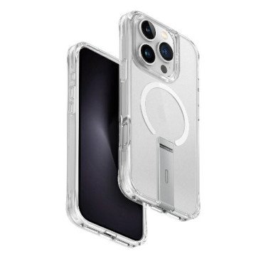 Uniq Eleva with Vertica Stand Case for iPhone 16 Pro - Transparent Uniq Eleva with Vertica Stand Case for iPhone 16 Pro - Transparent