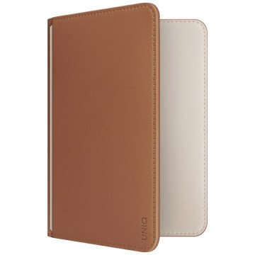 Uniq Belmont Passport Case with Apple Find My RFID Blocking Caramel Beige Uniq Belmont Passport Case with Apple Find My RFID Blocking Caramel Beige