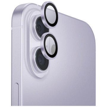Uniq Optix Aluminum Camera Lens Protector for iPhone 17 with Applicator - Purple