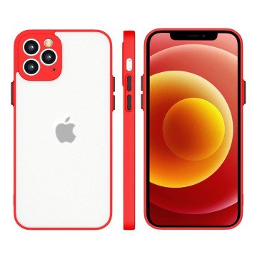Milky Case silicone flexible translucent case for Samsung Galaxy A22 4G red Milky Case silicone flexible translucent case for Samsung Galaxy A22 4G red