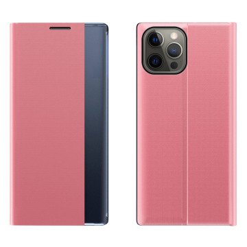 Sleep Case Bookcase Type Case with Smart Window for iPhone 13 Pro Max pink Sleep Case Bookcase Type Case with Smart Window for iPhone 13 Pro Max pink