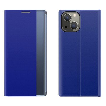 Sleep Case Bookcase Type Case with Smart Window for iPhone 13 mini blue Sleep Case Bookcase Type Case with Smart Window for iPhone 13 mini blue