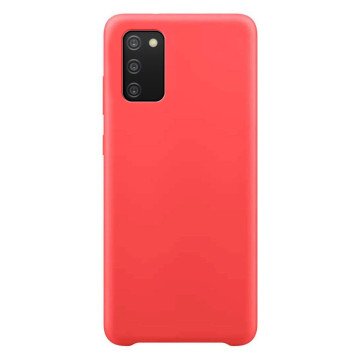 Silicone Case Soft Flexible Rubber Cover for Samsung Galaxy A03s red Silicone Case Soft Flexible Rubber Cover for Samsung Galaxy A03s red