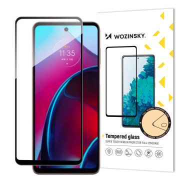 Wozinsky Full Glue Tempered Glass Motorola Moto G Stylus 2022 9H Full Screen Tempered Glass with Black Frame Wozinsky Full Glue Tempered Glass Motorola Moto G Stylus 2022 9H Full Screen Tempered Glass with Black Frame