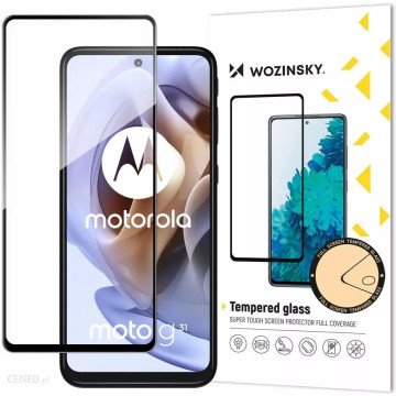 Wozinsky Full Glue Moto G51 Full Screen Tempered Glass with Black Frame Wozinsky Full Glue Moto G51 Full Screen Tempered Glass with Black Frame