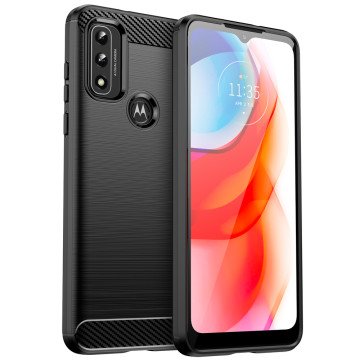 Carbon Case Flexible Cover Sleeve Motorola Moto G Play 2022 black Carbon Case Flexible Cover Sleeve Motorola Moto G Play 2022 black