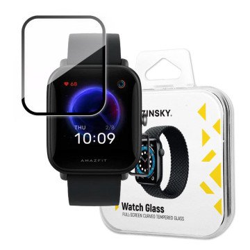 Wozinsky Watch Glass hybrid glass for Xiaomi Amazfit Bip U black