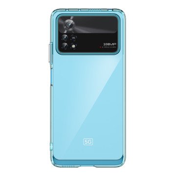 Outer Space Case for Xiaomi Poco X4 Pro 5G cover with a flexible frame blue Outer Space Case for Xiaomi Poco X4 Pro 5G cover with a flexible frame blue