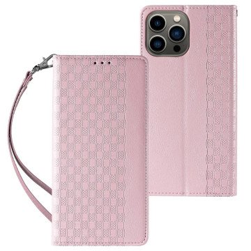 Magnet Strap Case for Samsung Galaxy S23+ Flip Wallet Mini Lanyard Stand Pink Magnet Strap Case for Samsung Galaxy S23+ Flip Wallet Mini Lanyard Stand Pink