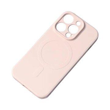 MagSafe compatible silicone case for iPhone 15 Pro Silicone Case - cream MagSafe compatible silicone case for iPhone 15 Pro Silicone Case - cream