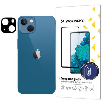 9H tempered glass for iPhone 15 Plus Wozinsky Full Camera Glass - black 9H tempered glass for iPhone 15 Plus Wozinsky Full Camera Glass - black