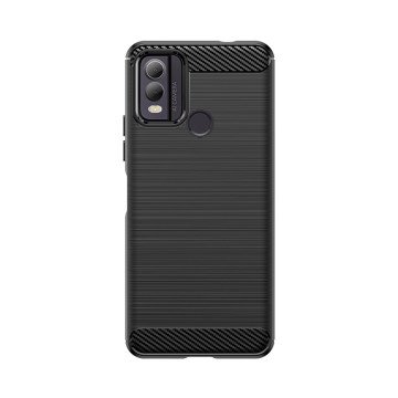 Carbon Case silicone case for Nokia C22 - black Carbon Case silicone case for Nokia C22 - black