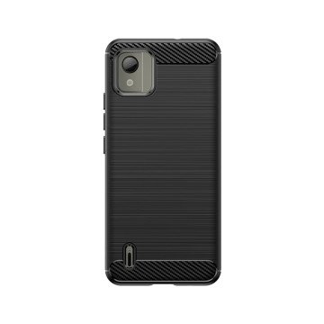 Carbon Case silicone case for Nokia C110 - black Carbon Case silicone case for Nokia C110 - black