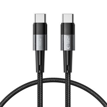 Tech-Protect UltraBoost USB-C / USB-C PD Cable 100W 5A 0.25m - Gray Tech-Protect UltraBoost USB-C / USB-C PD Cable 100W 5A 0.25m - Gray