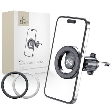 Tech-Protect N53 Car Phone Holder with MagSafe for Air Vent - Black