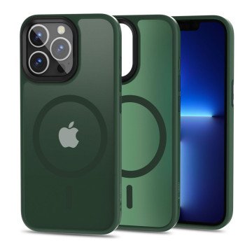 Tech-Protect MagMat MagSafe iPhone 13 Pro Case - Matte Green Tech-Protect MagMat MagSafe iPhone 13 Pro Case - Matte Green