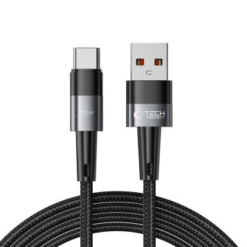 Tech-Protect UltraBoost USB-C / USB-C 66W 6A 2m Cable - Gray Tech-Protect UltraBoost USB-C / USB-C 66W 6A 2m Cable - Gray