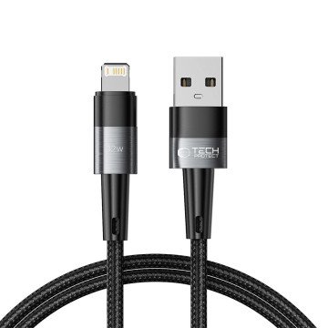 Tech-Protect UltraBoost Lightning / Lightning cable 12W 2.4A 1m - gray Tech-Protect UltraBoost Lightning / Lightning cable 12W 2.4A 1m - gray