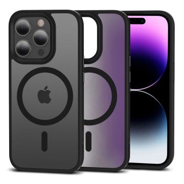 Tech-Protect MagMat MagSafe iPhone 15 Pro Case - Matte Black Tech-Protect MagMat MagSafe iPhone 15 Pro Case - Matte Black