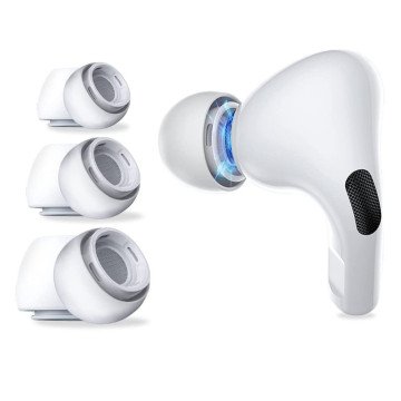 Tech-Protect Ear Tips for AirPods Pro 1 / 2 in sizes S / M / L - white (3 pcs.) Tech-Protect Ear Tips for AirPods Pro 1 / 2 in sizes S / M / L - white (3 pcs.)