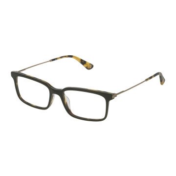 MAN GLASSES POLICE  VPL687-5206E3 (Lens/Bridge/Temple) 52/17/145 mm)