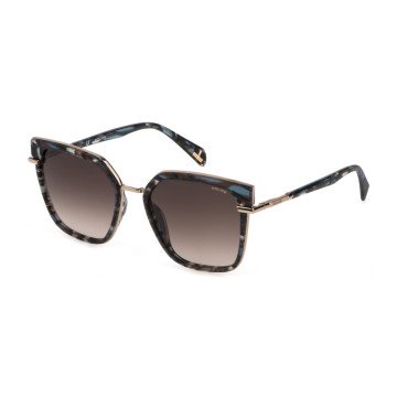 WOMEN SUNGLASSES POLICE  SPLG24-5508FE (Lens/Bridge/Temple) 55/19/140 mm)