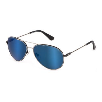 MAN SUNGLASSES POLICE SPLL11-62K07B (Lens/Bridge/Temple) 62/15/145 mm) MAN SUNGLASSES POLICE SPLL11-62K07B (Lens/Bridge/Temple) 62/15/145 mm)