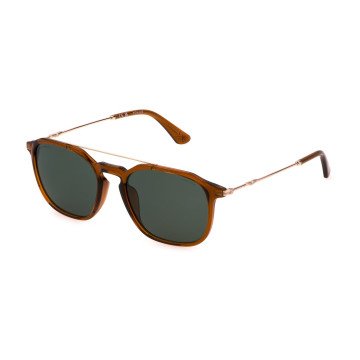 MAN SUNGLASSES POLICE SPLL76-53D67P (Lens/Bridge/Temple) 53/19/145 mm) MAN SUNGLASSES POLICE SPLL76-53D67P (Lens/Bridge/Temple) 53/19/145 mm)