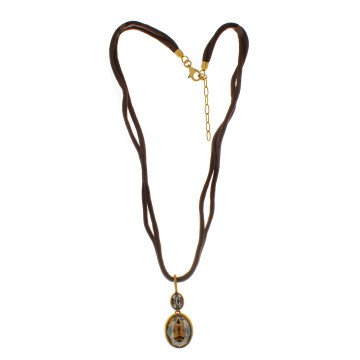 WOMAN NECKLACE FOLLI FOLLIE 3N7S123YFS (24CM ) WOMAN NECKLACE FOLLI FOLLIE 3N7S123YFS (24CM )