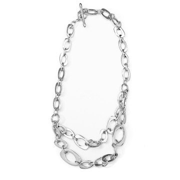 WOMAN NECKLACE FOLLI FOLLIE 1N7F103 (23CM )