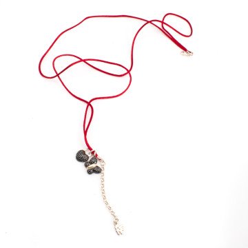 WOMAN NECKLACE FOLLI FOLLIE 3N9S006RK-P (40CM ) WOMAN NECKLACE FOLLI FOLLIE 3N9S006RK-P (40CM )