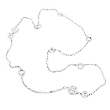 WOMAN NECKLACE FOLLI FOLLIE 3N8F182C (45CM ) WOMAN NECKLACE FOLLI FOLLIE 3N8F182C (45CM )