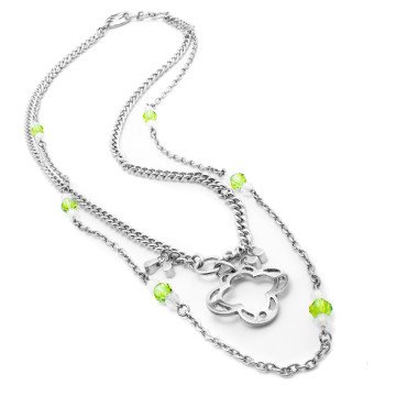 WOMAN NECKLACE FOLLI FOLLIE 3N9F226EW (60CM ) WOMAN NECKLACE FOLLI FOLLIE 3N9F226EW (60CM )