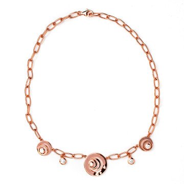 WOMAN NECKLACE FOLLI FOLLIE 3N9S059RC (23CM ) WOMAN NECKLACE FOLLI FOLLIE 3N9S059RC (23CM )