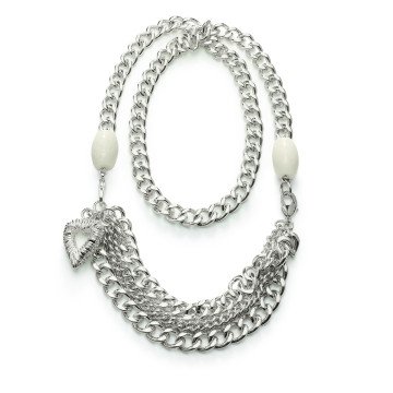 WOMAN NECKLACE FOLLI FOLLIE 4N0F047W (70CM ) WOMAN NECKLACE FOLLI FOLLIE 4N0F047W (70CM )
