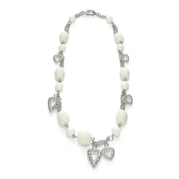 WOMAN NECKLACE FOLLI FOLLIE 4N0F048W (50CM ) WOMAN NECKLACE FOLLI FOLLIE 4N0F048W (50CM )