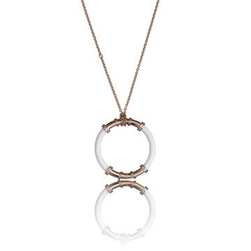WOMAN PENDANT TIME FORCE TS5136CR (45CM ) WOMAN PENDANT TIME FORCE TS5136CR (45CM )