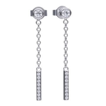 WOMEN EARRINGS DIAMONFIRE 6219191082 (3CM )