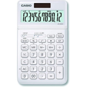 CALCULATORS  CASIO JW200SCWE 183.5 × 109 × 10.8 mm