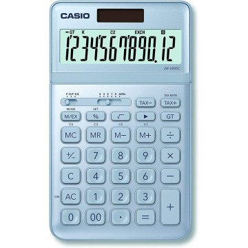 CALCULATORS  CASIO JW200SCBU 183.5 × 109 × 10.8 mm