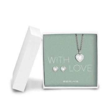 WOMEN JEWELRY SET BERING 428712SILVER (45CM )